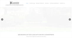 Desktop Screenshot of carltonclubapts.com